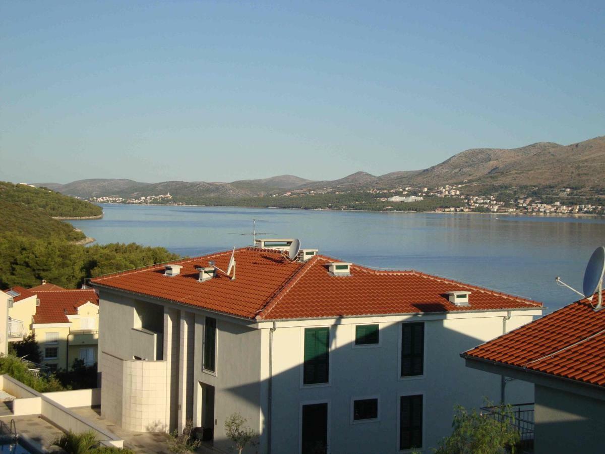 Panoramablick Appartement Trogir Buitenkant foto