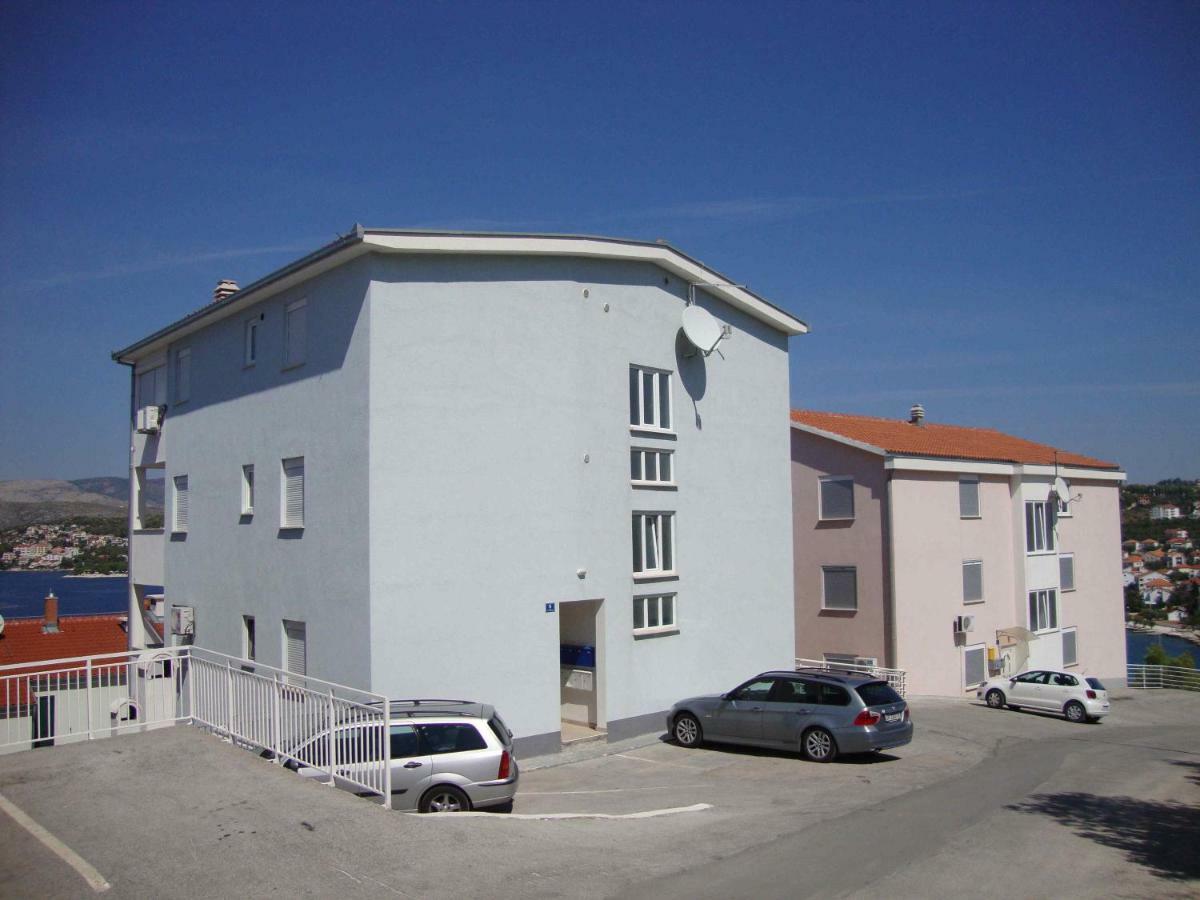 Panoramablick Appartement Trogir Buitenkant foto